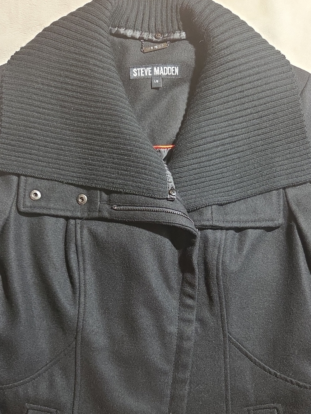 Steve Madden wool blend pea coat - Picture 7 of 15